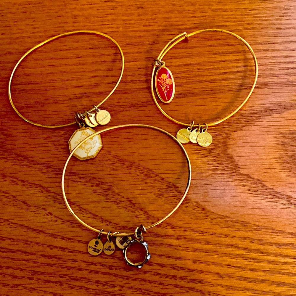 Alex and Ani gold  finish